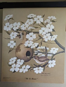 Neal Holland He Has Risen Limited Edition Signed By Artist 1983 Dogwood Gourd - Picture 1 of 7