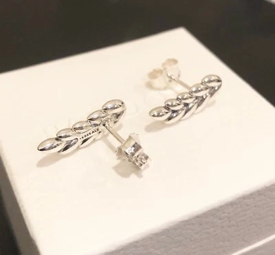 Pendientes Pandora Granos Curvos #297730 + Caja de Regalo Pandora Gratis ~ Foto 1 de 4