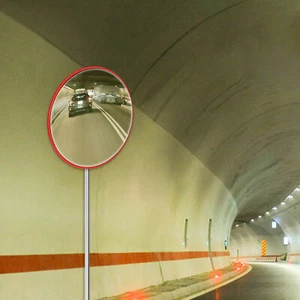 30" Round Convex Mirror Outdoor Driveway Garage Corner Security Traffic Mirror - Picture 1 of 16