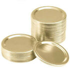 70mm Replacement Seal Lids Fit For Mason Ball Jars For Canning Gold Silver 20pcs