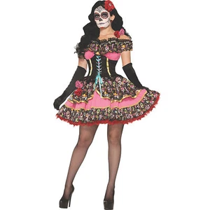 Forum Women’s Day of the Dead Senorita Costume - Small/Medium - Picture 1 of 1