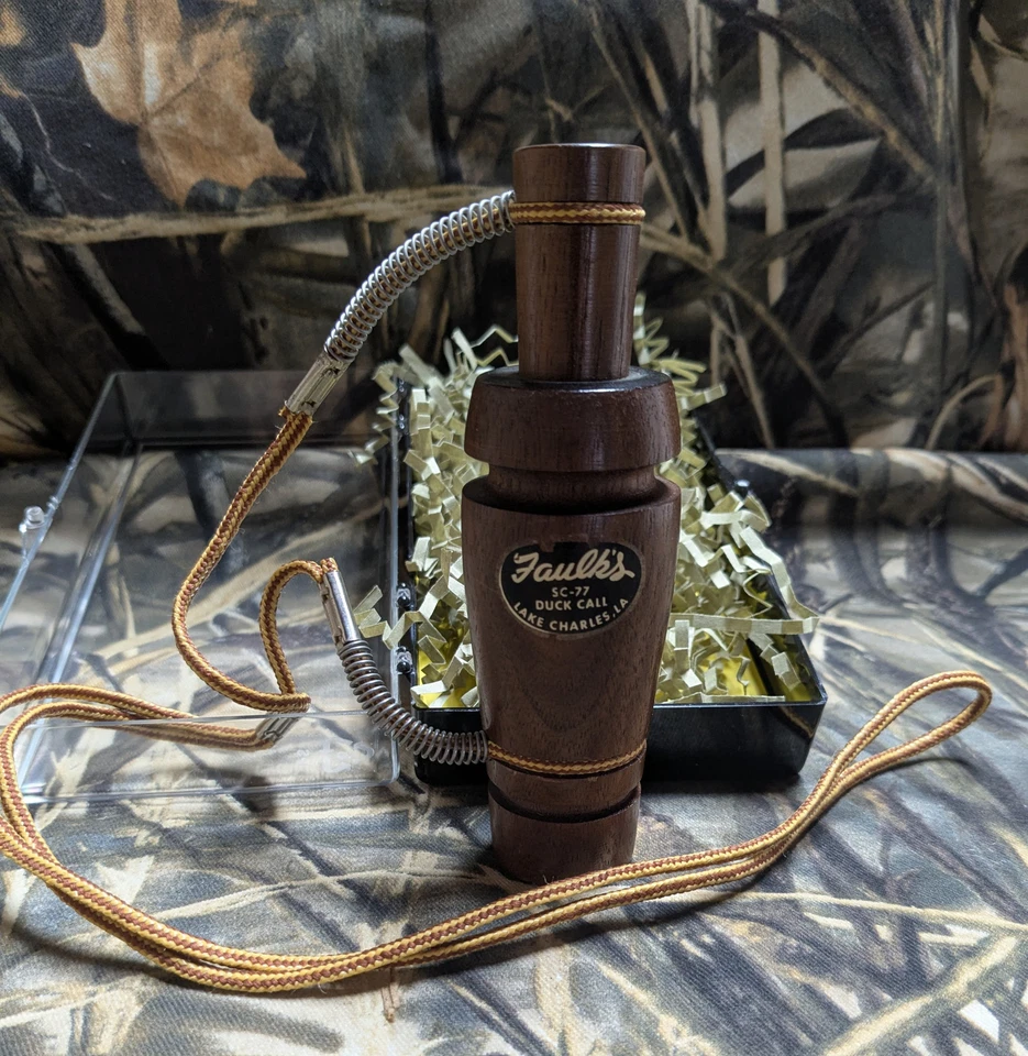 Faulk's Game Call - SC-77 Silver Embossed Faulk's Game Call Vintage Set  #46 - Image 1 of 1