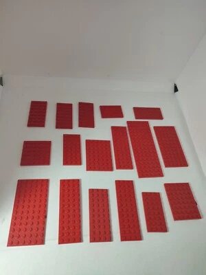 LEGO System Space Legoland Ritter Piraten X17 Grundplatten Rot ⚡ Versand - Bild 1 von 4