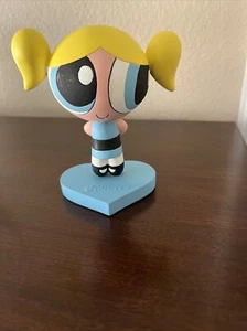 WB THE POWERPUFF GIRLS BOBBLEHEAD DOLL:BUBBLES IN ORIGINAL UNOPENED PACKAGING - Picture 1 of 7