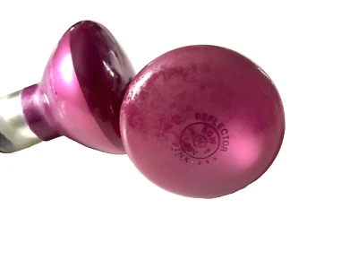 (2PACK) GE 50W/R20  130V Reflector Colored Flood Lamp Light- Pink NOS - Image 1 of 2