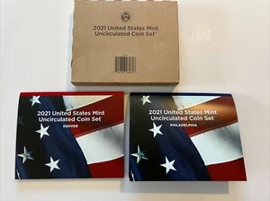 2021 United States Mint UNCIRCULATED SET Denver And Philadelphia Mints Sealed - Picture 1 of 8