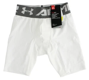 UA HeatGear Compression Shorts Boys Fitted 6-Pocket Football Girdle 1305587 - Picture 1 of 4
