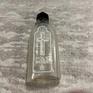 Vintage Glass Sprinkle Holy Water Bottle Catholic -- 7754 - Picture 1 of 8