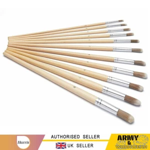 Juego de 11 pinceles artesanales de pintura de artista Harris pintura fina pasatiempos fabricación de modelos - Imagen 1 de 3