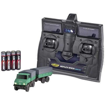 Carson Modellsport 500504165 MB Unimog Forst mit Hänger 1:87 RC SIEHE TEXT - Bild 1 von 3