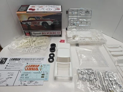 1:25 AMT '64 Plymouth Belvedere Super Stock Lawman Model Kit - Open Box - Image 1 of 4