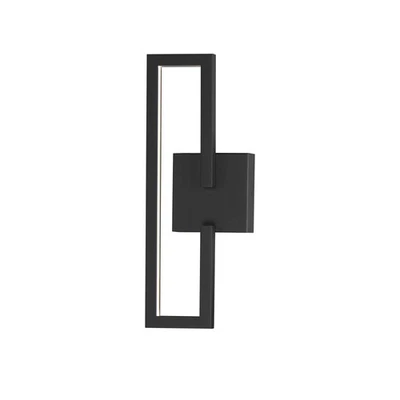 Aplique de pared LED ET2 E21260 Penrose 18" de alto - negro Foto 1 de 4