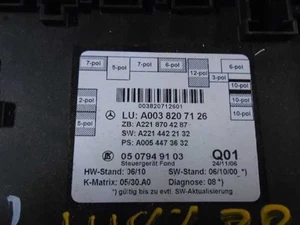 Chassis ECM 221 Type S600 Door Rear Fits 07-09 MERCEDES S-CLASS 27970 - Picture 1 of 10
