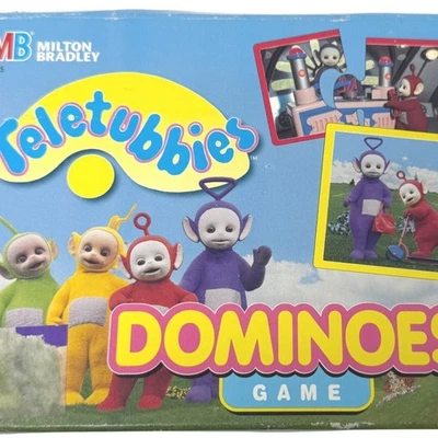 Teletubbies Dominoes Game Milton Bradley Matching Puzzle Vintage 1998 Complete - Image 1 of 4