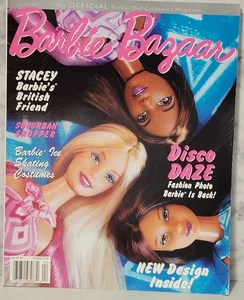 BArbie Bazaar Magazine April 2002 Fashion Photo Girls On Cover - Picture 1 of 1