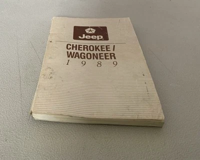 Jeep Cherokee Wagoneer 1989 manual del propietario guía de usuario 81-326-9051 Foto 1 de 4