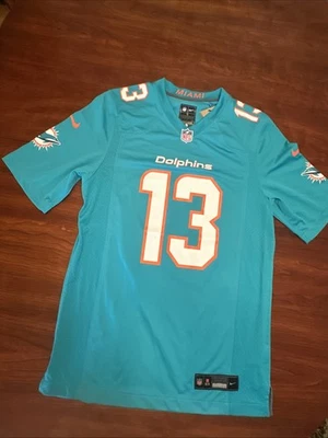 Camiseta deportiva para hombre Nike Dan Marino Miami Dolphins NFL Game talla S Foto 1 de 4