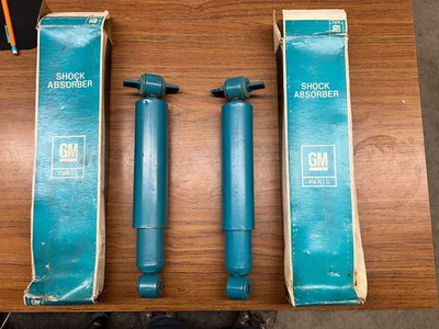 (2) NOS 1968-72 CHEVY CHEVELLE SS GTO REAR BLUE SHOCK ABSORBERS GM 1154094 RARE - image 1 of 4