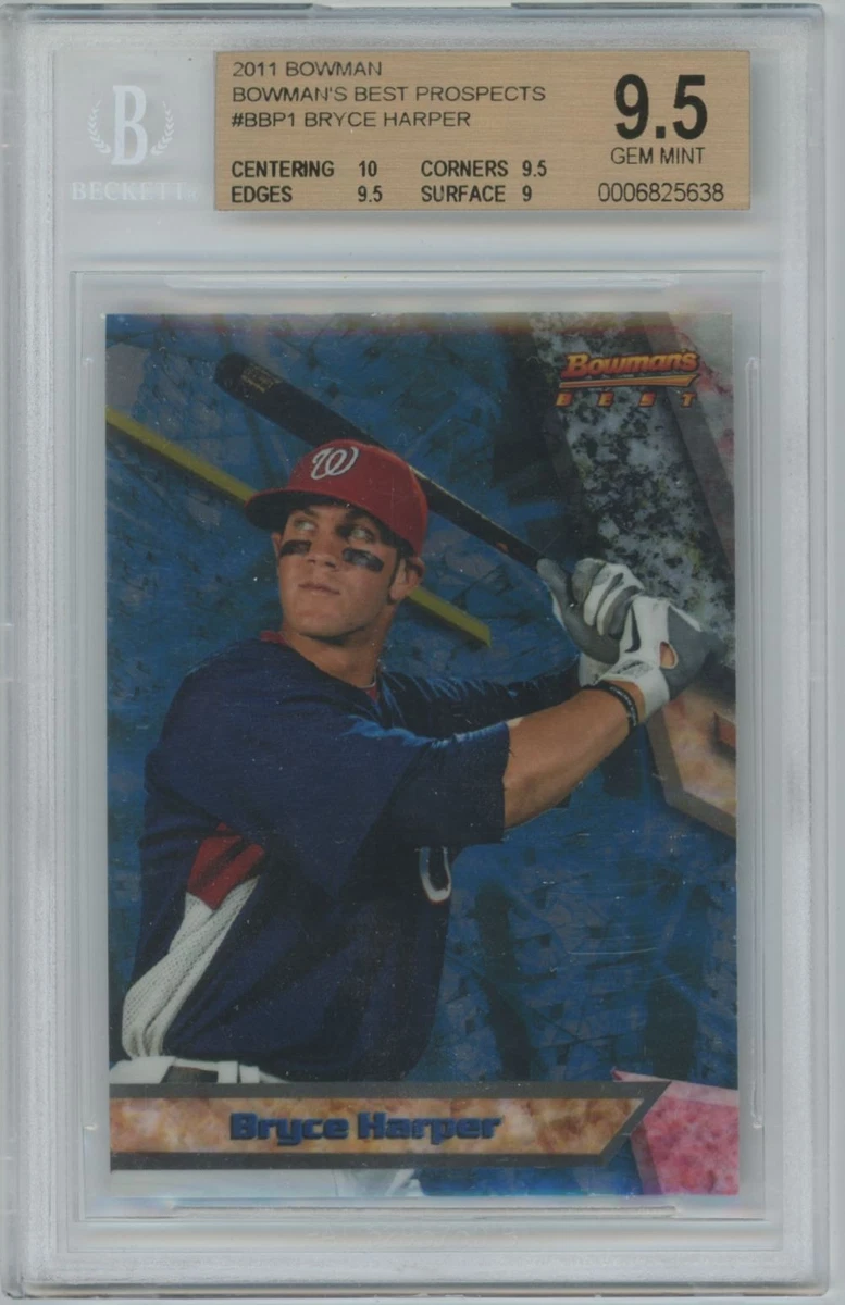 2011BowmanProspects ブライスハーパー BP1 2011 Bowman Prospects Bryce Harper BP1 PSA 9 Mint | eBay