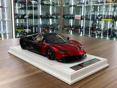 Ferrari SF90 Stradale IVY Merit Red Black Limited 99 Units Collector[1/18 Resin] - Image 1 of 4