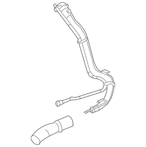 Genuine GM Fuel Tank Filler Pipe 20900338 - Picture 1 of 3