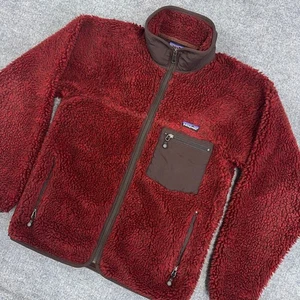 Chaqueta De Colección Patagonia Para Hombres M Rojo Chili Brezo Retro X Cárdigan Pila Profunda EE. UU. - Imagen 1 de 15