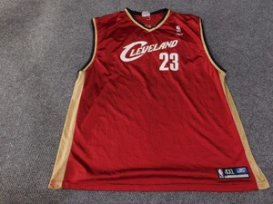 Cleveland Cavaliers Jersey Mens 4XL #23 NBA Basketball LeBron James Reebok - Picture 1 of 20