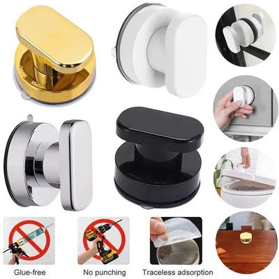 MARKENLOS Abnehmbar Starke Saugnapf Glas Türgriffe Griff für Bad Dusche Glas Fenster WC