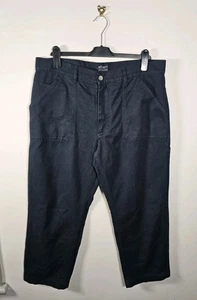 Pantalón utilitario Albam para hombre 36x27 corto azul 100 % algodón Portugal - Imagen 1 de 15