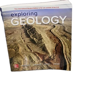 Exploring Geology Student 5th Edition Reynolds Johnson Morin Carter Science Book - Imagen 1 de 20