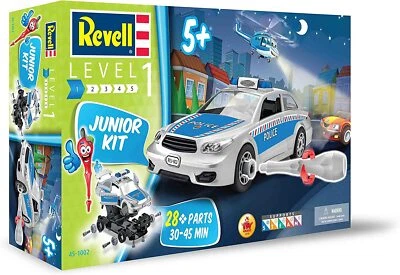 Revell 45-1002 Police Car Junior Assembly Kit Model Car - Image 1 of 4