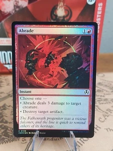 MTG Innistrad Remastered *FOIL* C Abrade #0139 - Picture 1 of 1