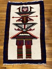 Hand-woven  Large Tapestry Wool Art/ Rug Made In Ecuador