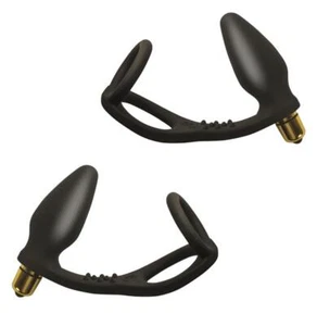 Vibratore anale per uomo mini stimolatore prostata con anello fallico punto p - Picture 1 of 4