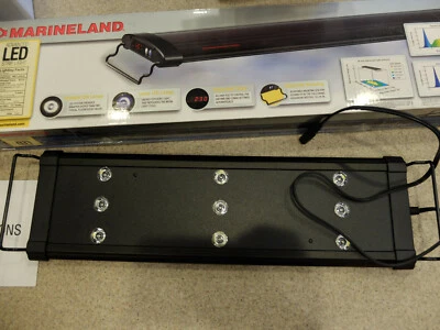 Marineland Advanced LED Strip Light, For aquariums,Adjustable Mounting Legs 18" - Image 1 of 4