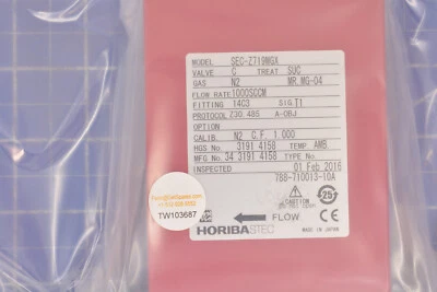 788-710013-10A / MFC, Z719-NB, N2, 1000 SCCM / HORIBA STEC - Image 1 of 4