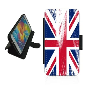 Union Jack Flag Wallet Phone Case flip Cover For iPhone Samsung UK - Picture 1 of 3