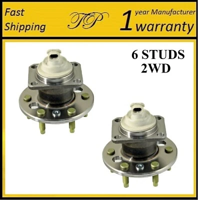 Conjunto de cojinete de cubo de rueda trasera para relé Saturn 2006-2007 2x2 con 4 pernos (par) Foto 1 de 3