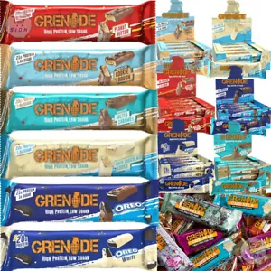 Grenade High Protein & Low sugar Chocolate Bars60g All Flavours perfect Gift Box - Picture 1 of 14