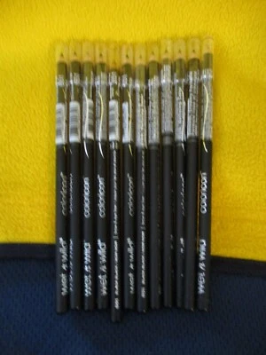 lot of 12 Wet N Wild Coloricon Brow and Eyeliner Pencil #651 Black /Black Noir - Image 1 of 4