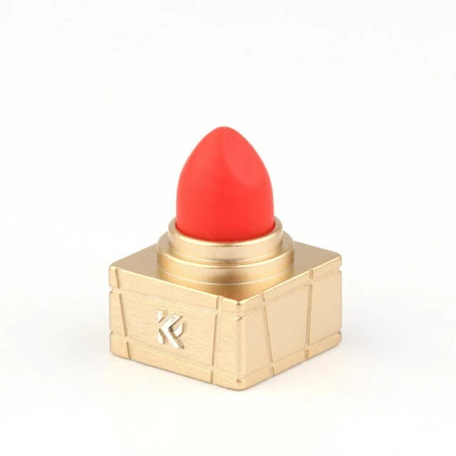 1 Piece Keyfirst Lipstick Keycap Silicone & Aluminum Alloy Personalized Key Cap - Image 1 of 4