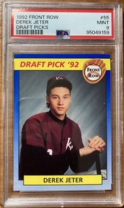 Derek Jeter 1992 Front Row Draft Picks #55 PSA 9 MINT - Yankees - HOF - Picture 1 of 2