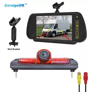 Brake Light Rear View Camera Kit for Fiat Ducato Peugeot Boxer Citroen Relay - Picture 1 of 23