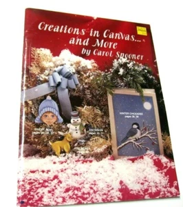 Creations in Canvas and More Carol Spooner Tole Painting Book Christmas Projects - Picture 1 of 3