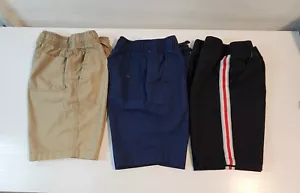 Lot of 3 Boys Wonder Nation and 365 kids size 8 color beige, navy blue,black - Picture 1 of 12
