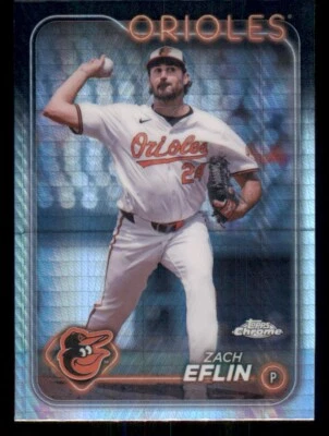2024 Topps Chrome Update Prism Refractors #USC10 Zach Eflin - Image 1 of 2