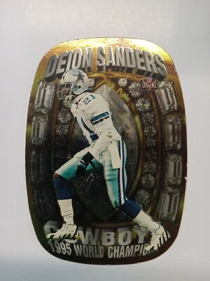1996 Score Board NFL World Champions Deion Sanders #WC14 HOF Cowboys Free Ship! - Image 1 of 4
