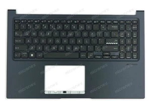 DO Asus VivoBook 15 X1504ZA Palmrest Keyboard US-International niebieska - Zdjęcie 1 z 2