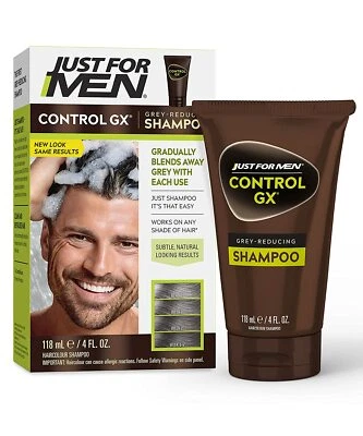 Just For Men Control GX Grey Reducing Shampoo Gradually Colors Hair Pack of 1 - Image 1 of 4
