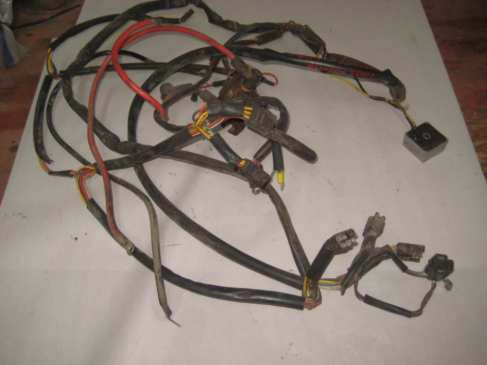 1991 Arctic Cat Jag 440 Deluxe Snowmobile Wiring Harness W/Electric Start Foto 1 de 1